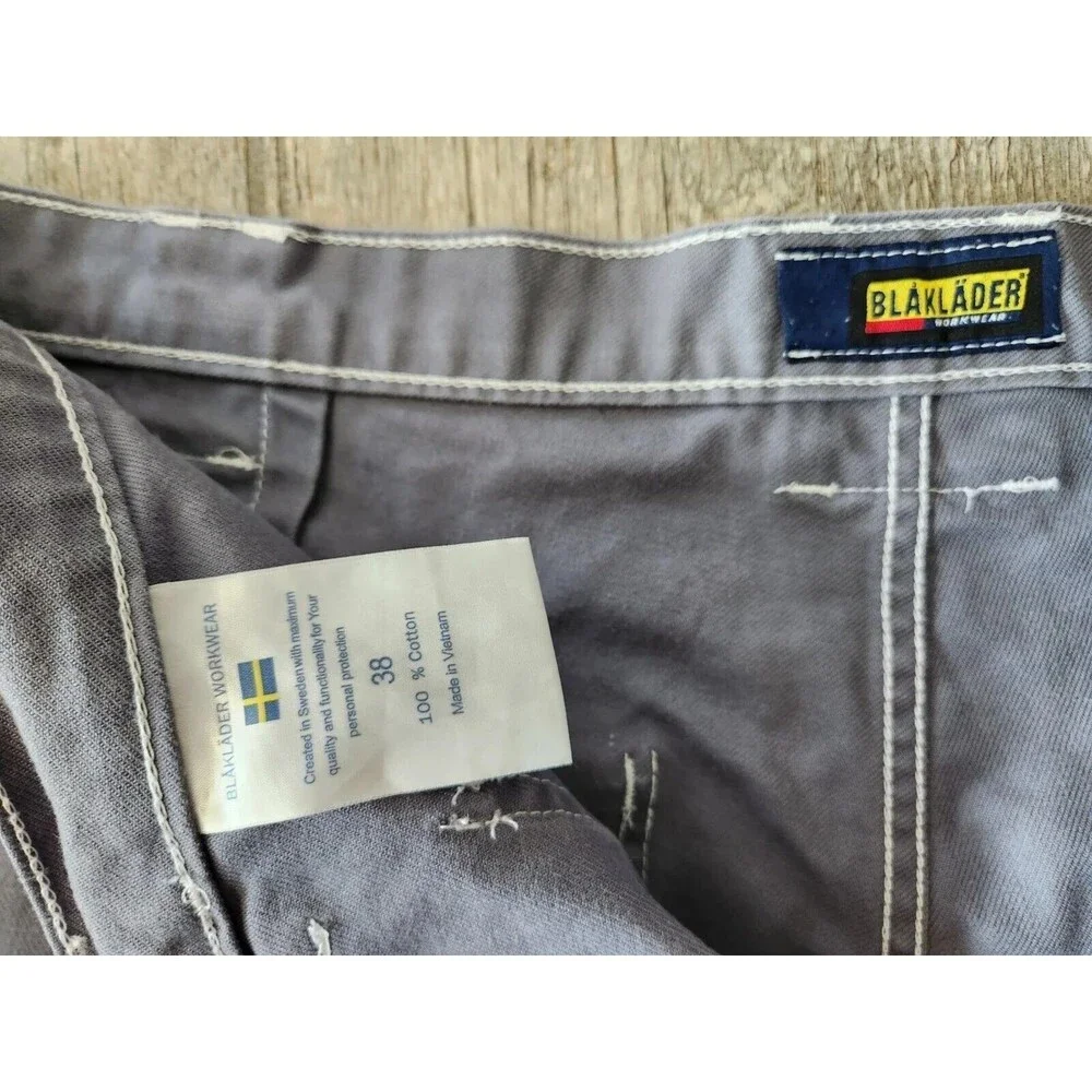 New Blaklader Craftsmen Carpenter  Cargo Construction Workwear Belt Shorts SZ 38